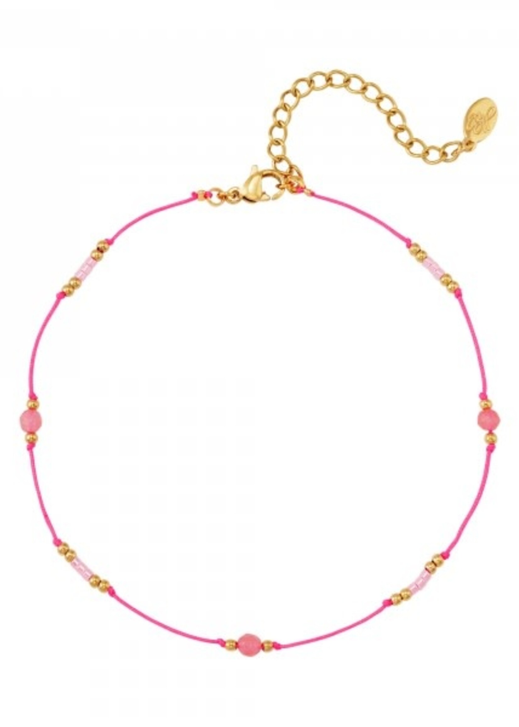 Enkelband koord/kralen