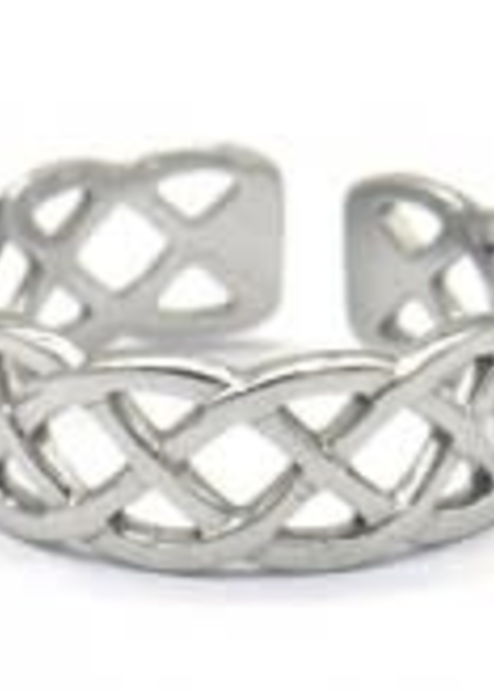 Flo Boutique Ring woven steel
