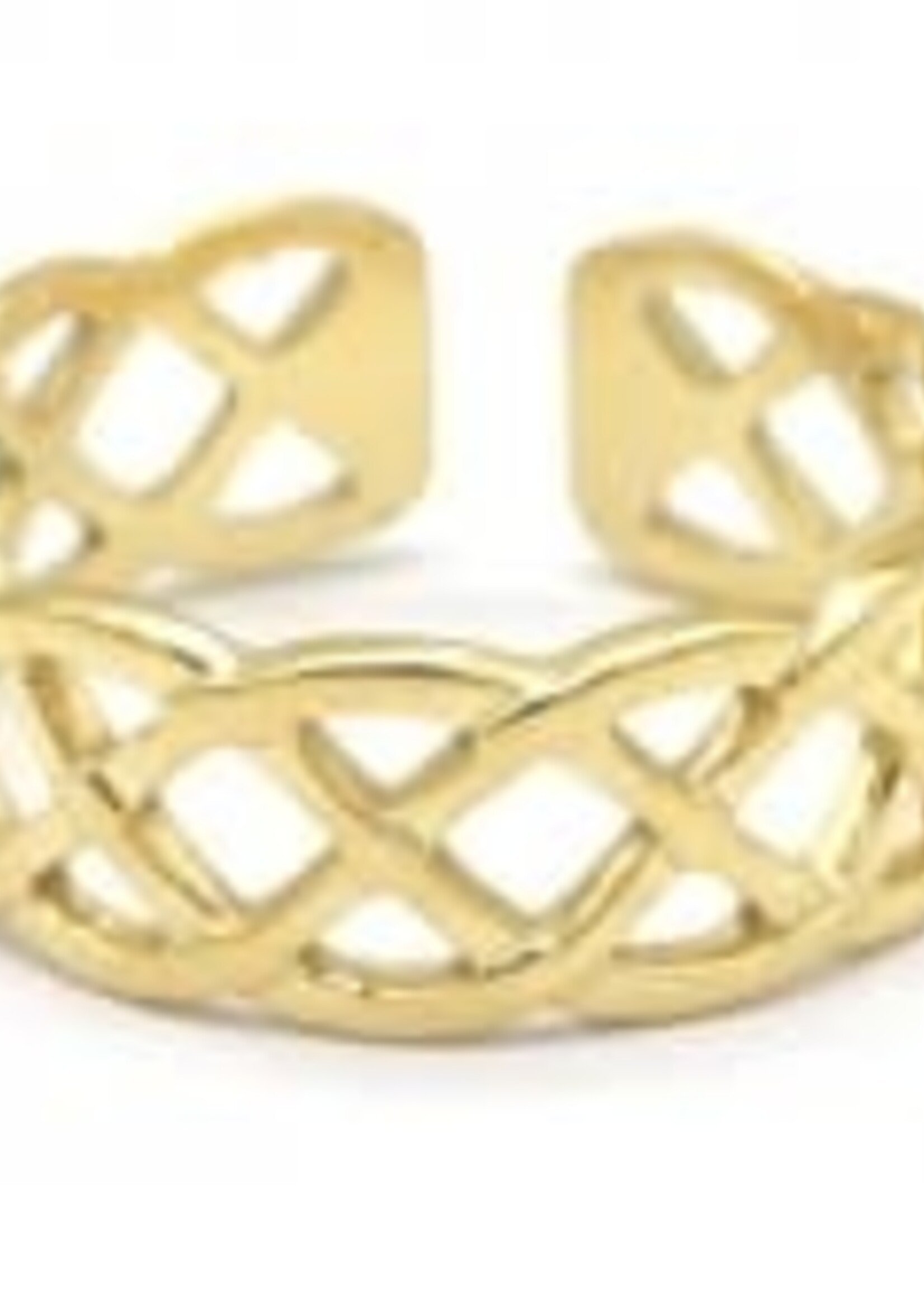 Flo Boutique Ring woven steel