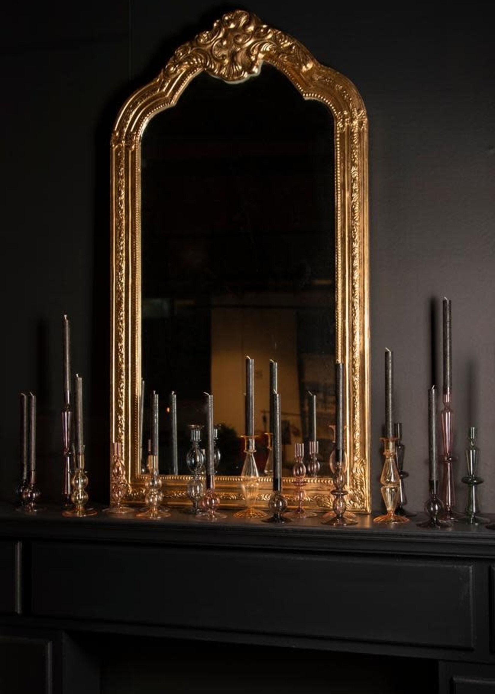 Gusta Kandelaar glas geel gusta