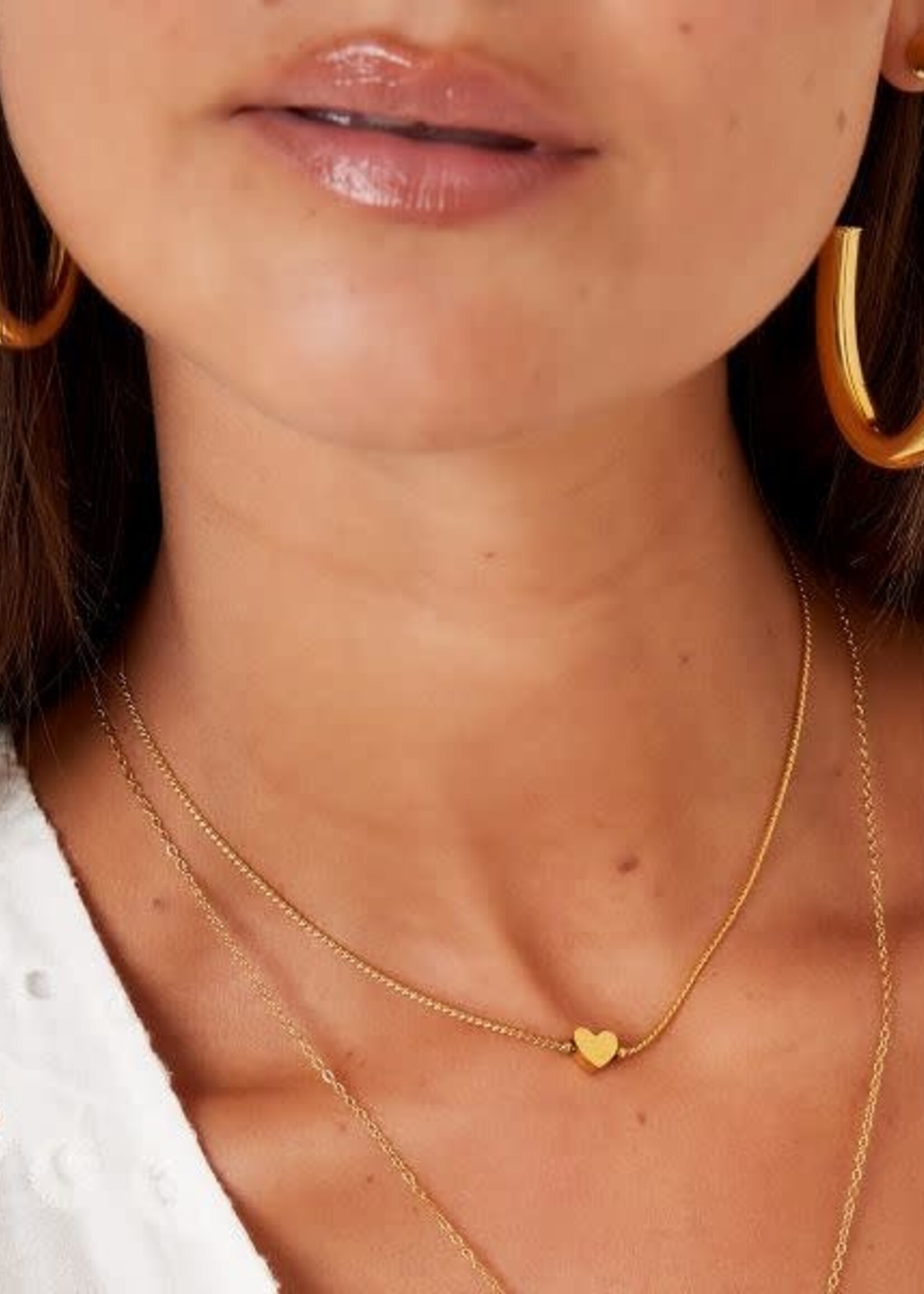 Flo Boutique Ketting hart zilver