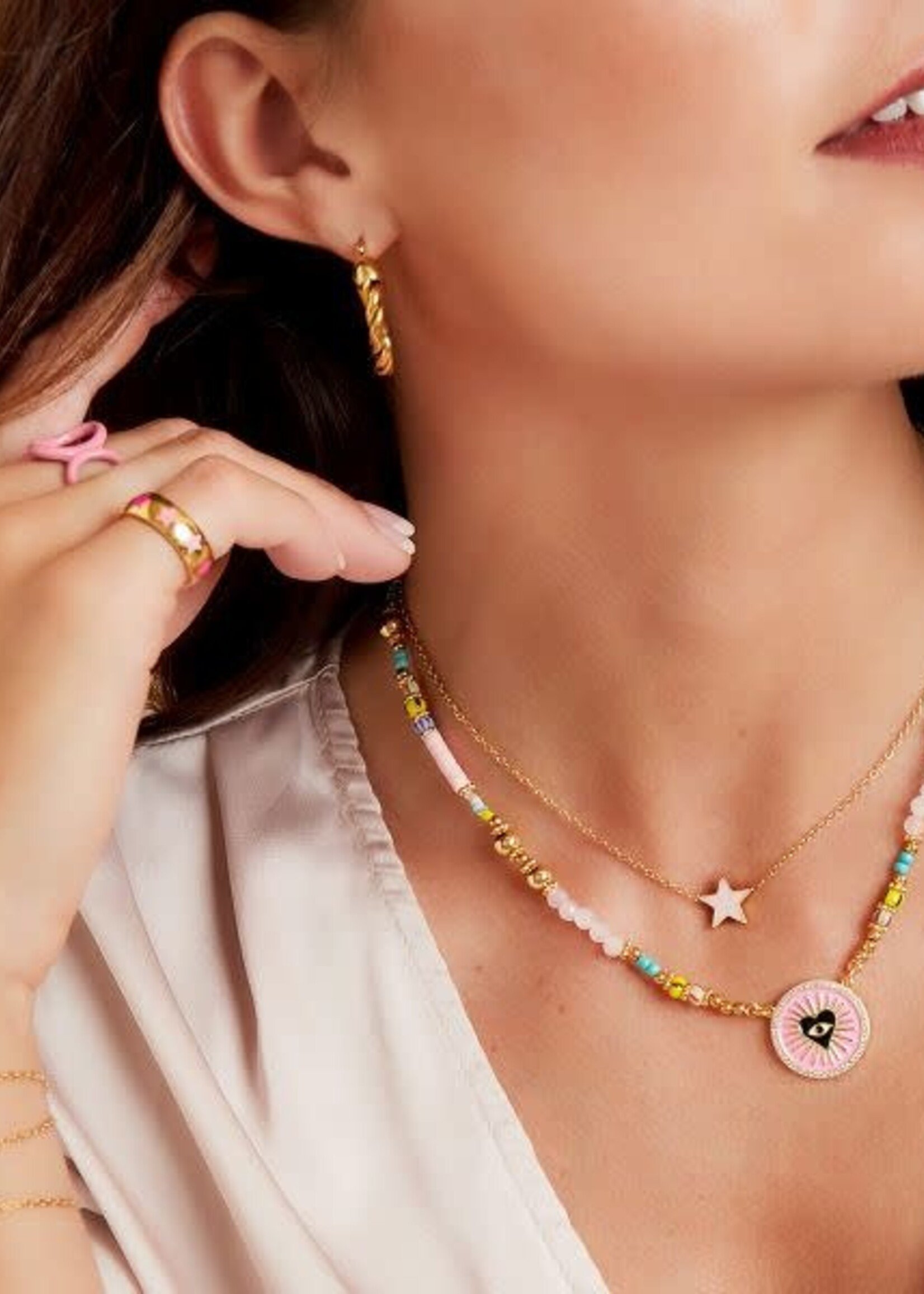 More the Firm Ketting ster kleur