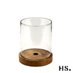 Home Society Lantaarn hout, glas