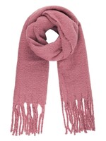 Flo Boutique Wintersjaal effen oud roze