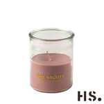 Home Society Outdoor Candle pink