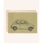 Afternoon Stories Kaart Auto Fiat 500 met envelop