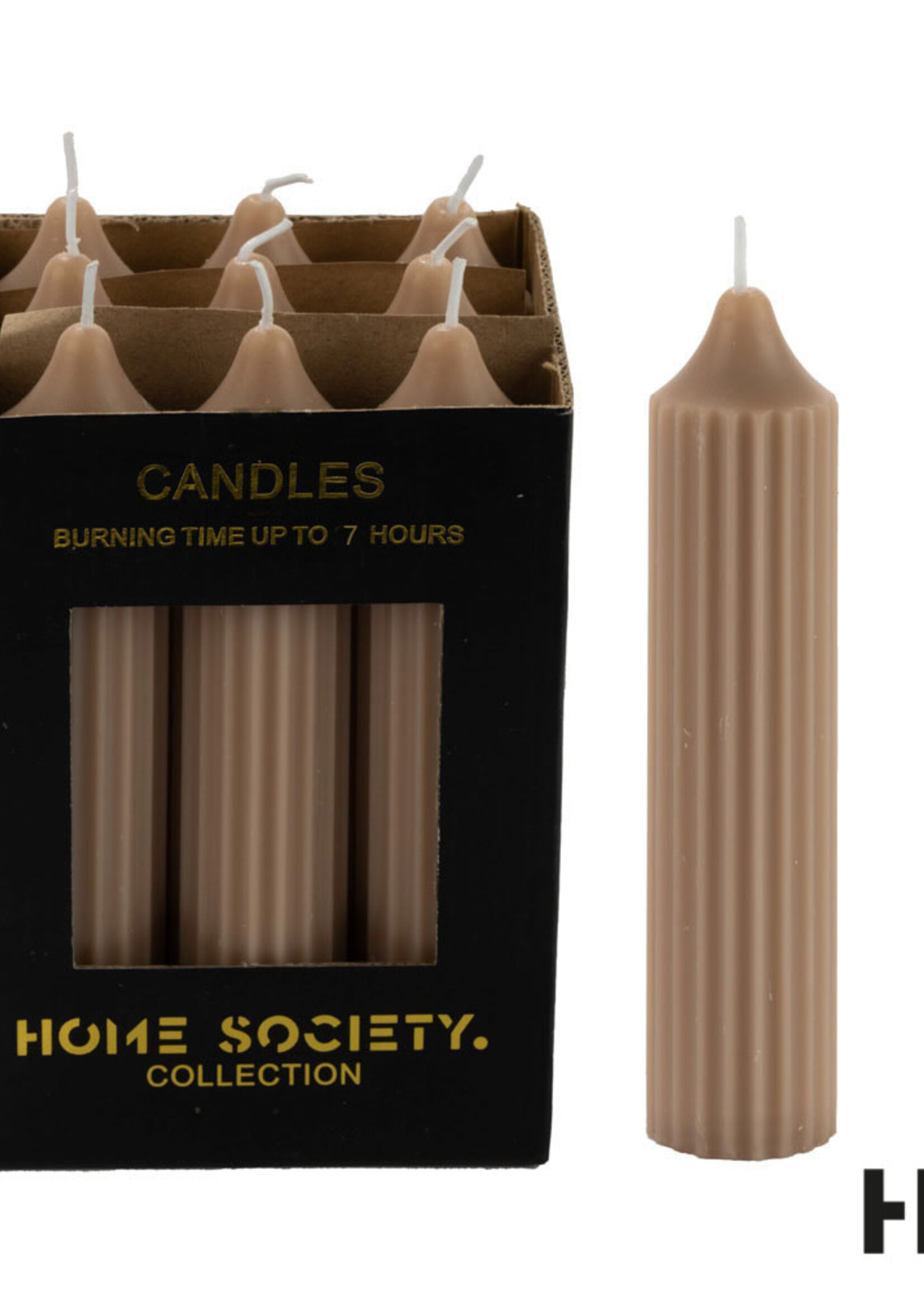 Home Society XL kaars Stripe