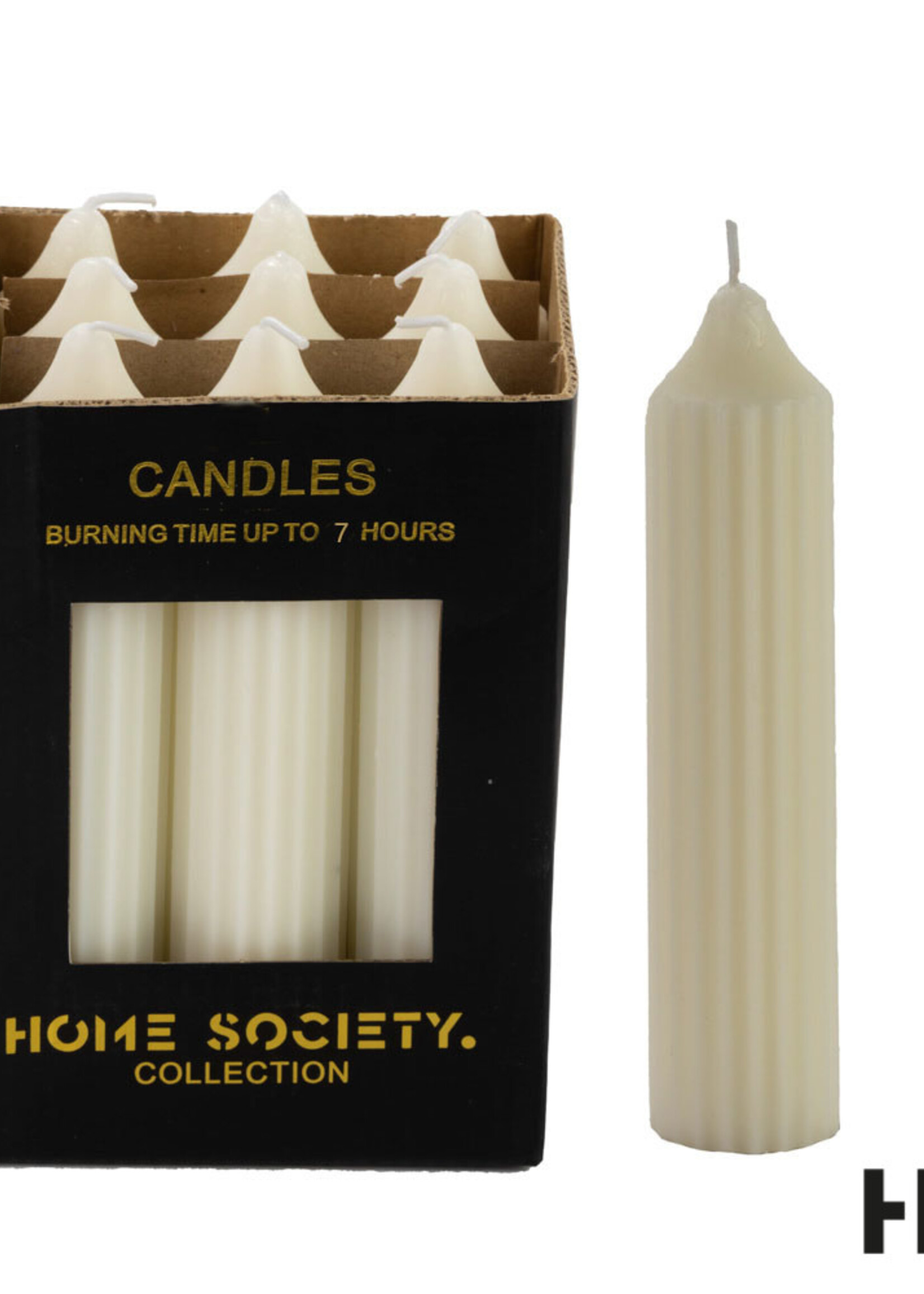 Home Society XL kaars Stripe