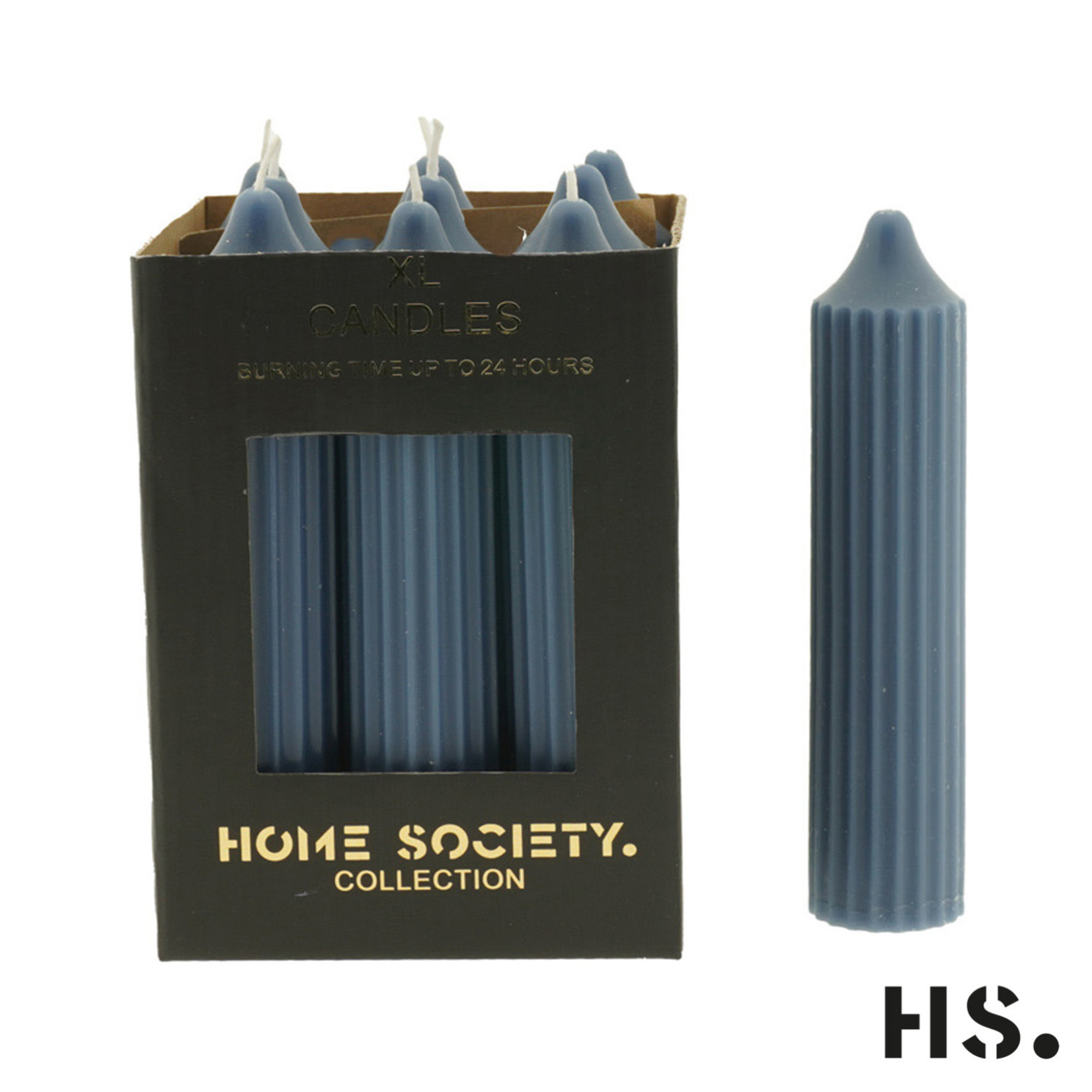Home Society XL kaars Stripe