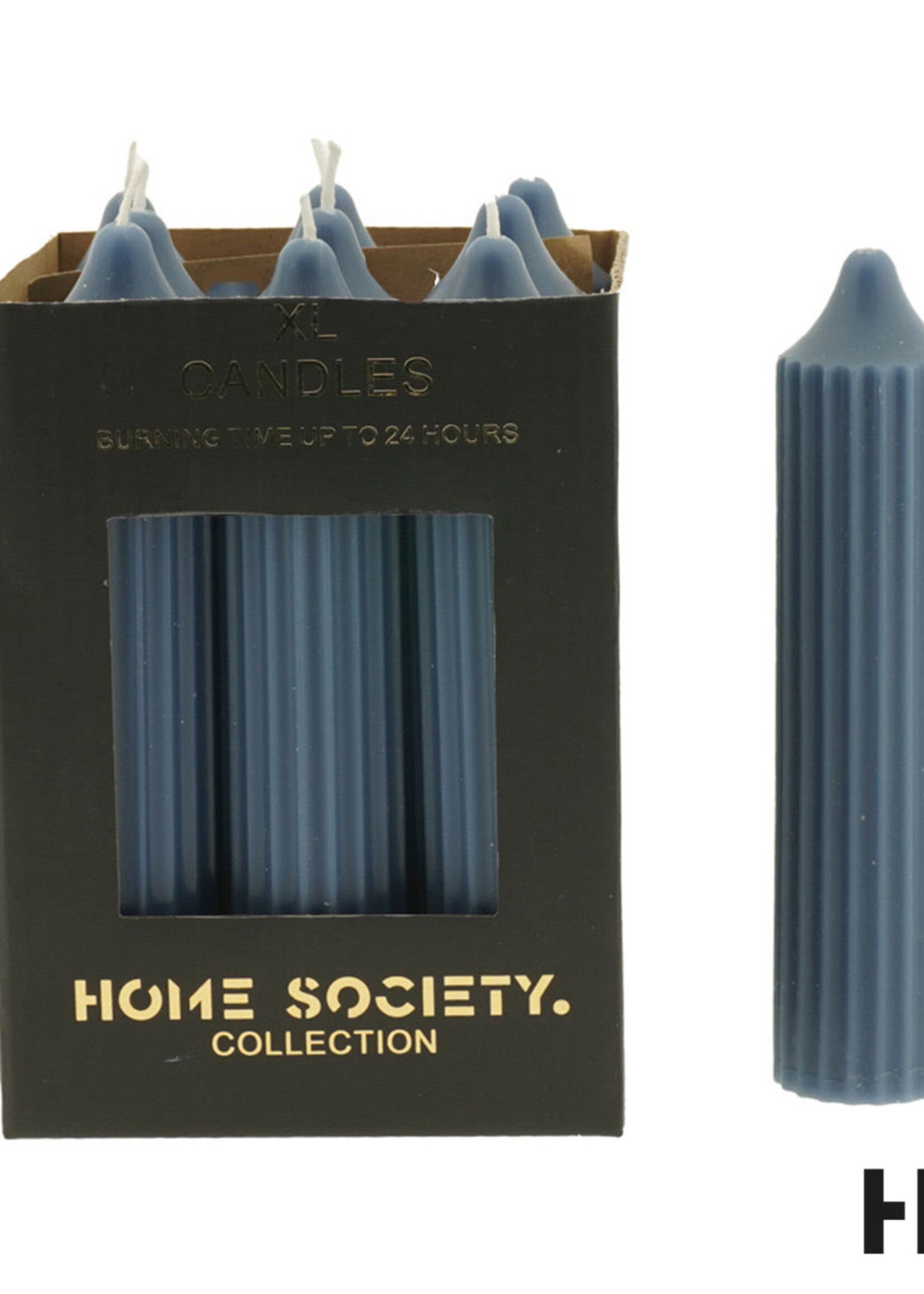 Home Society XL kaars Stripe
