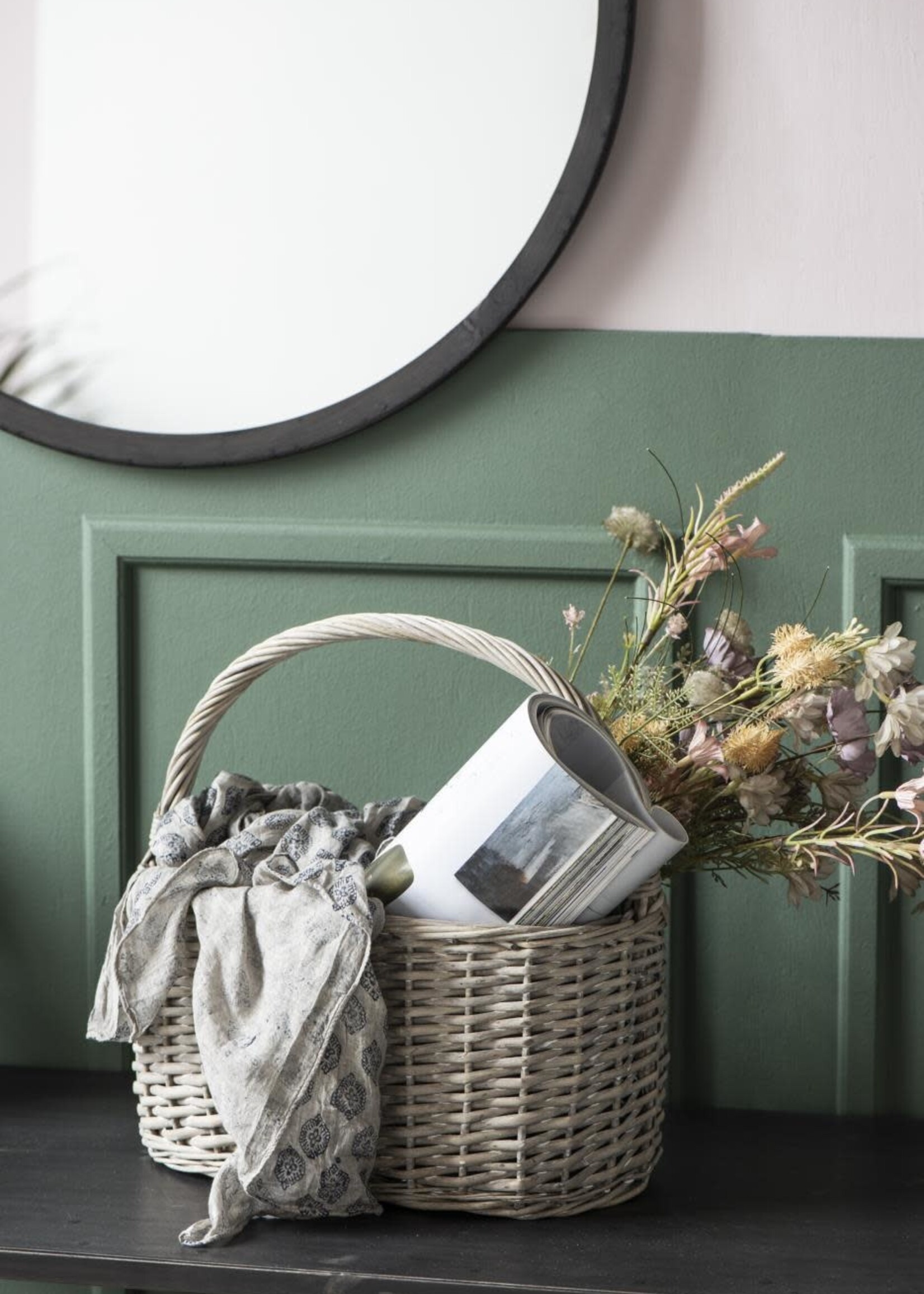 Ib Laursen Kunstbloem skin/green tones