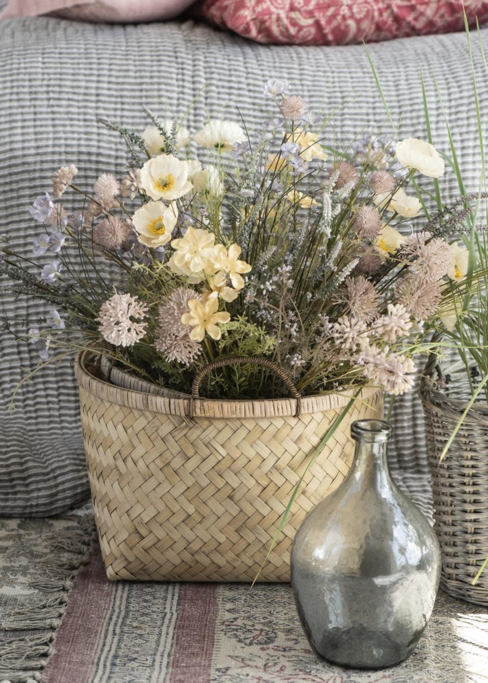 Ib Laursen Kunstbloem yellow/green tones