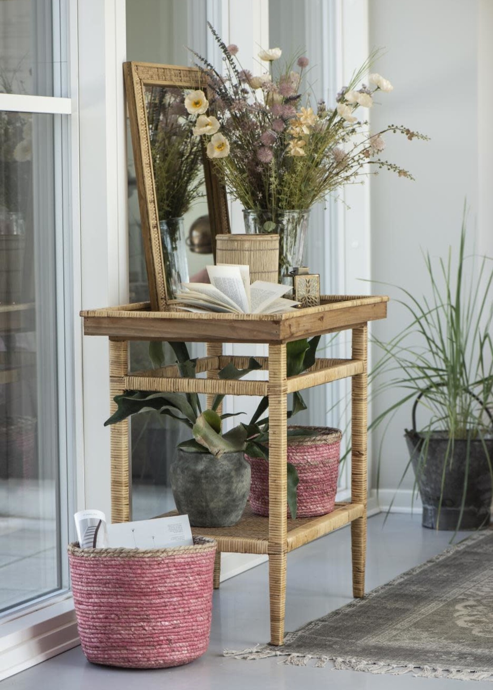 Ib Laursen Kunstbloem light brown tones