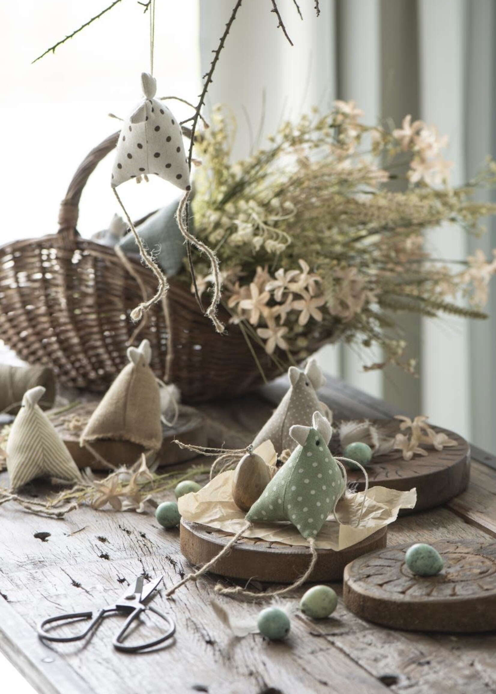 Ib Laursen Kunstbloem brown/gr tones