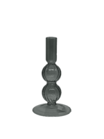 Housevitamin Glazen Kandelaar black/grey