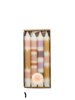 Rustik Lys Kaars Flower Power