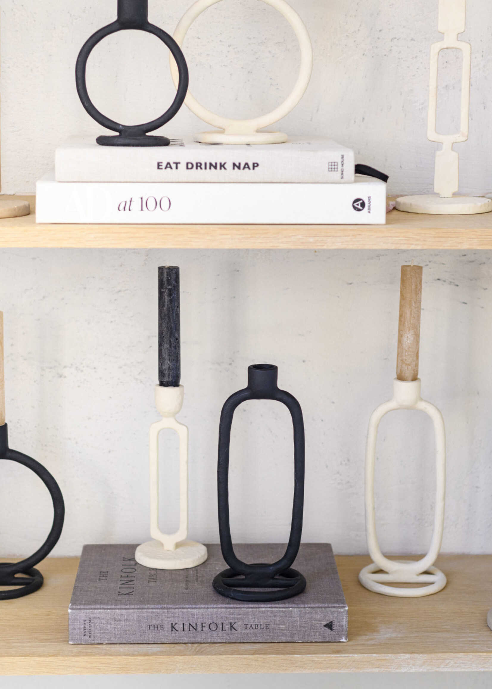 Home Society Kandelaar Ona Beige