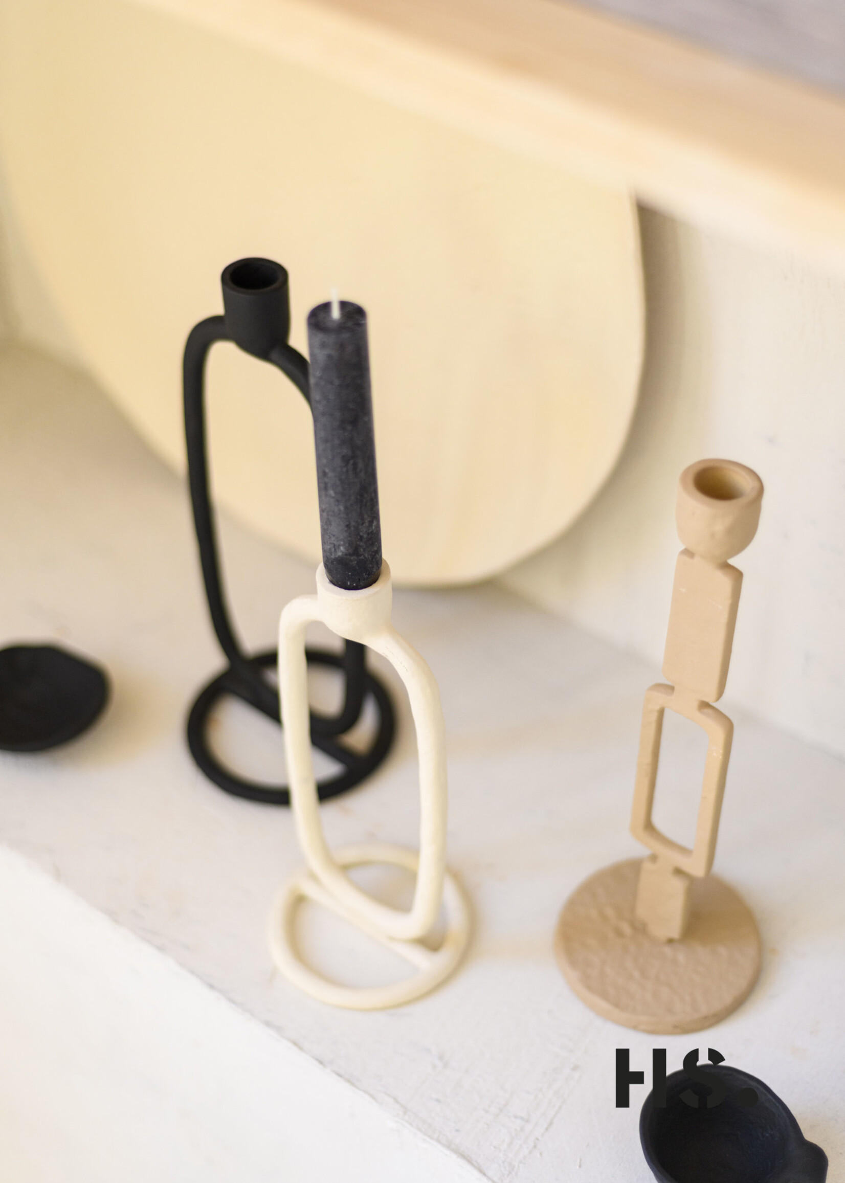 Home Society Kandelaar Lola Beige