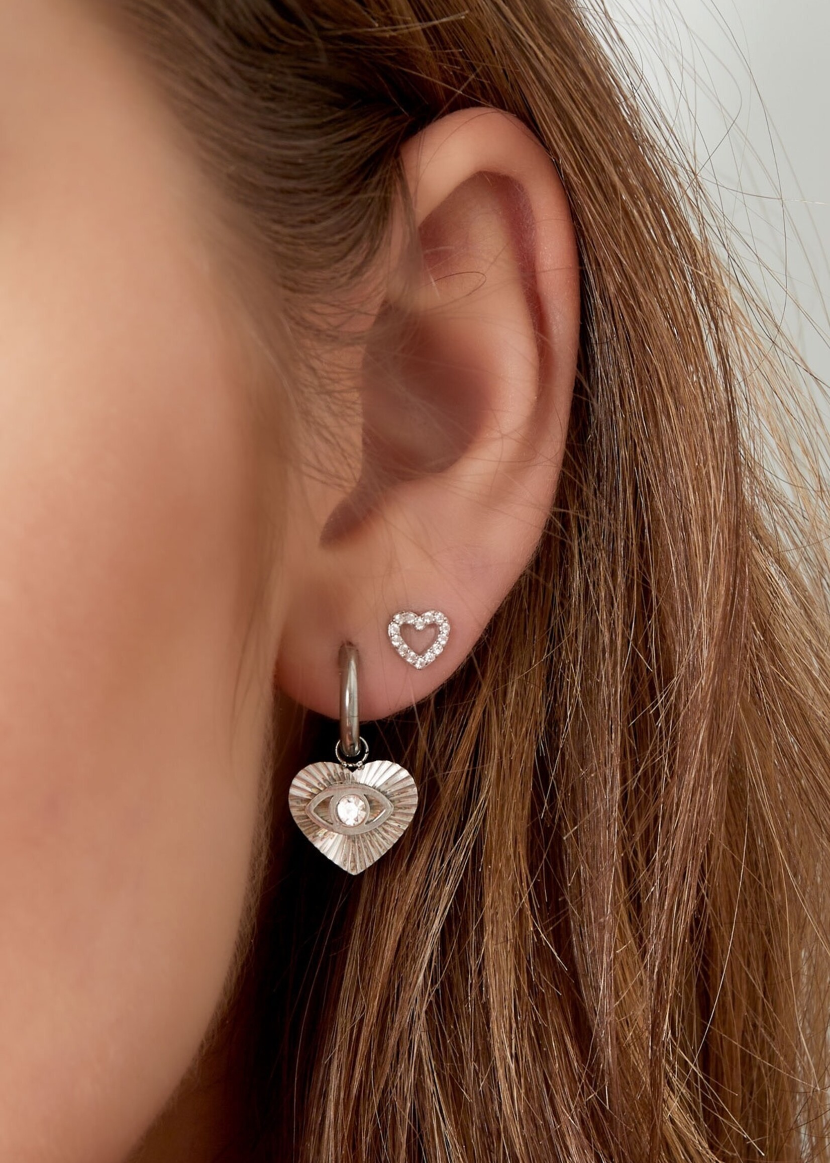 More the Firm Oorknopjes hartje