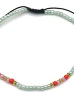 More the Firm Enkelbandje glaskralen