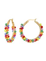 Flo Boutique Oorbellen kralenparty