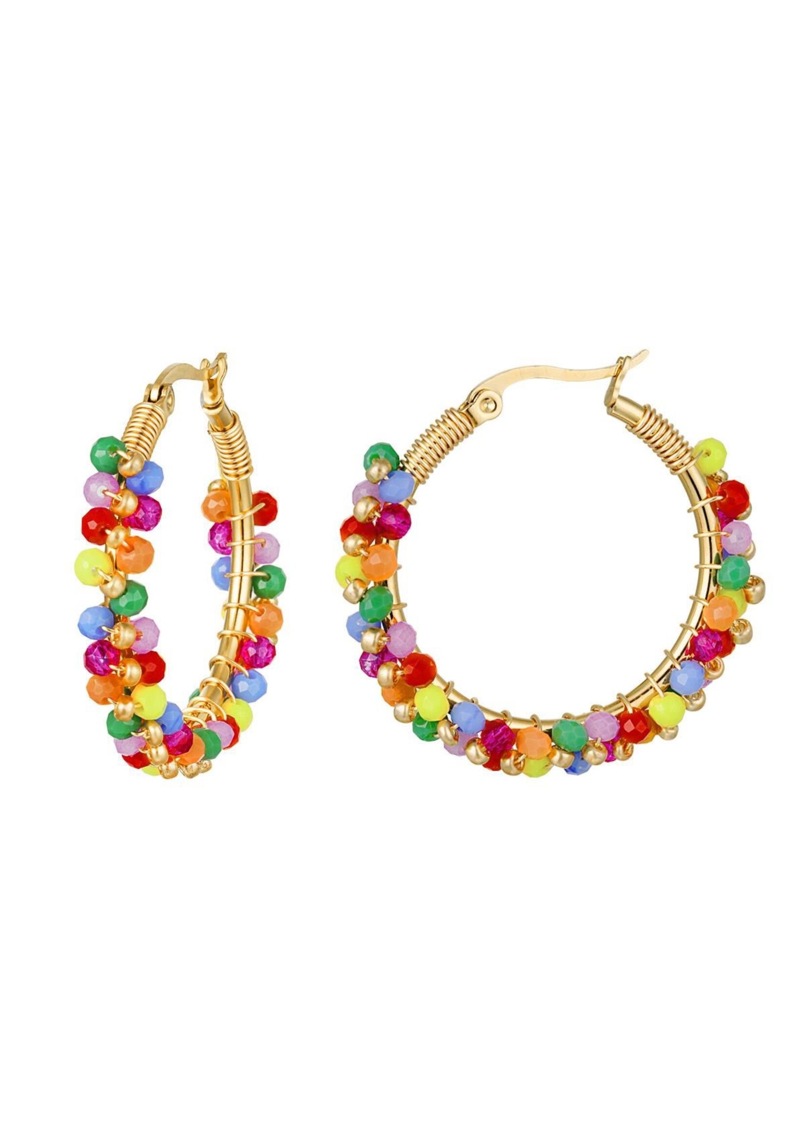 Flo Boutique Oorbellen kralenparty