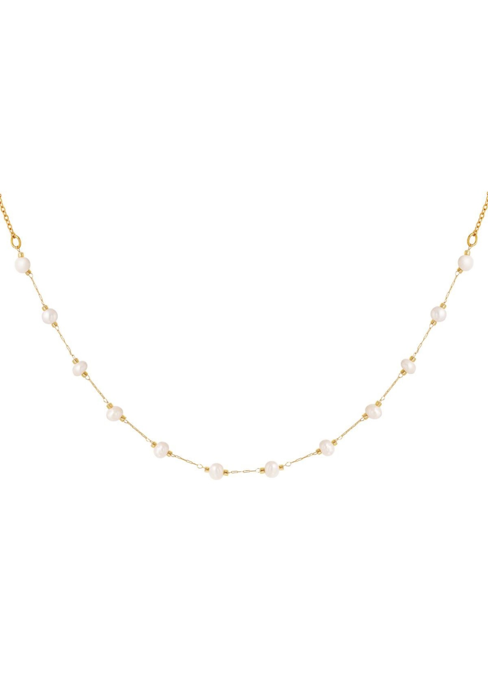 More the Firm Ketting sweet pearl gold