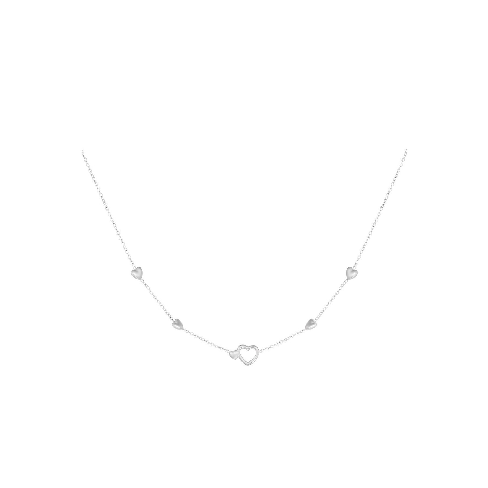 More the Firm Ketting All you need is love zilver