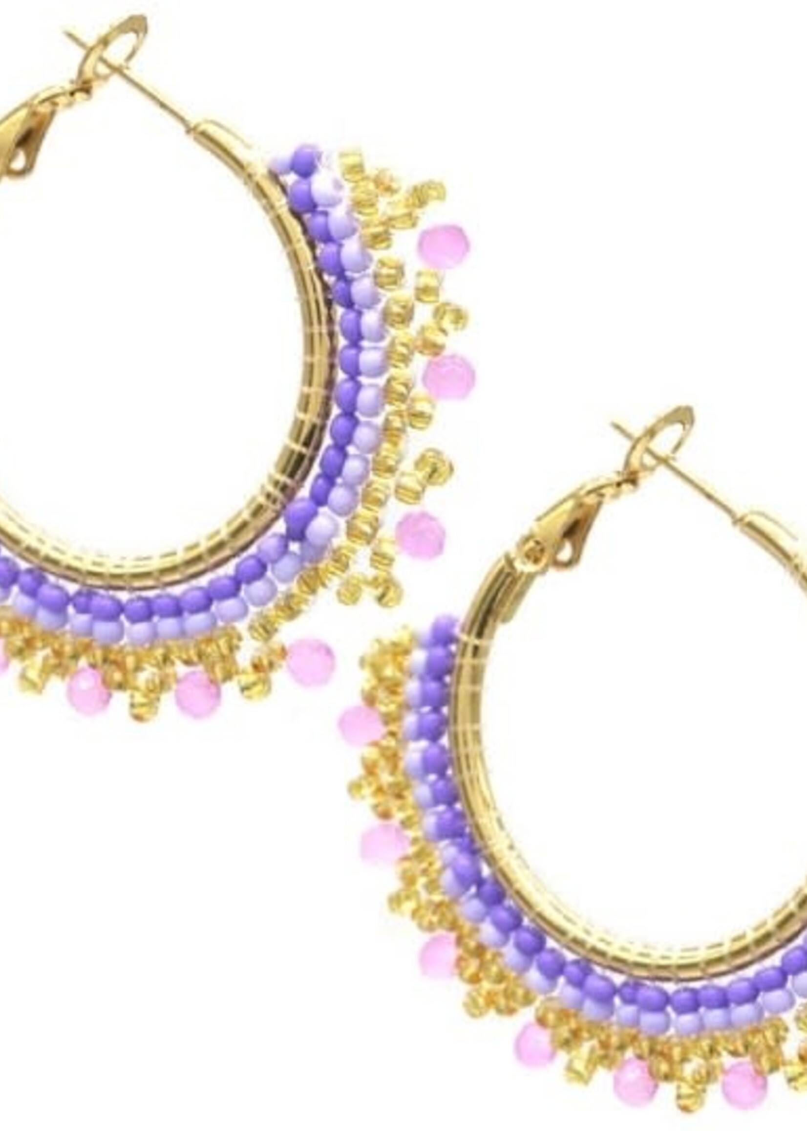 Flo Boutique Oorringen double beads