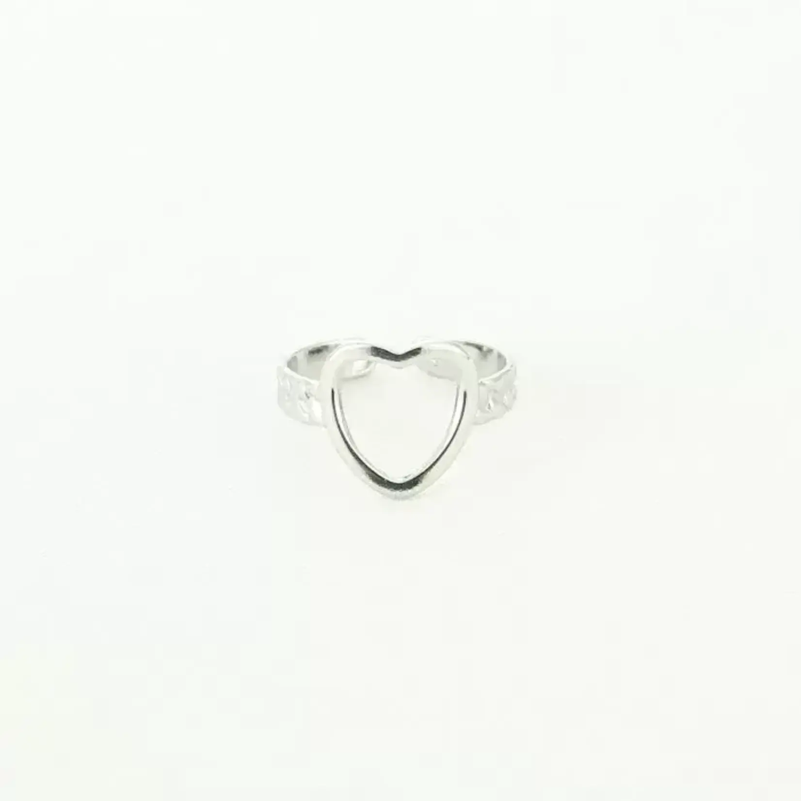 More the Firm Ring open heart zilver