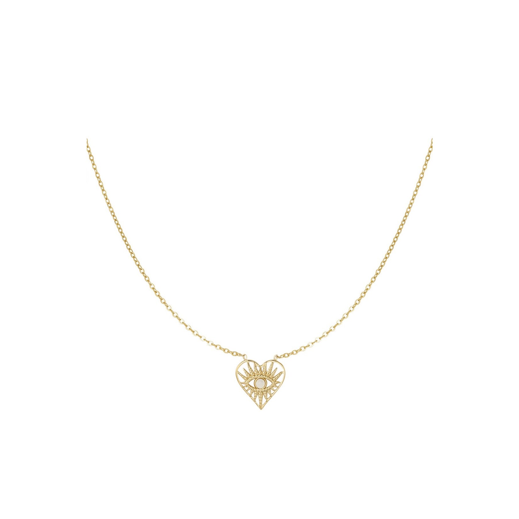 More the Firm Ketting Heart with Eye