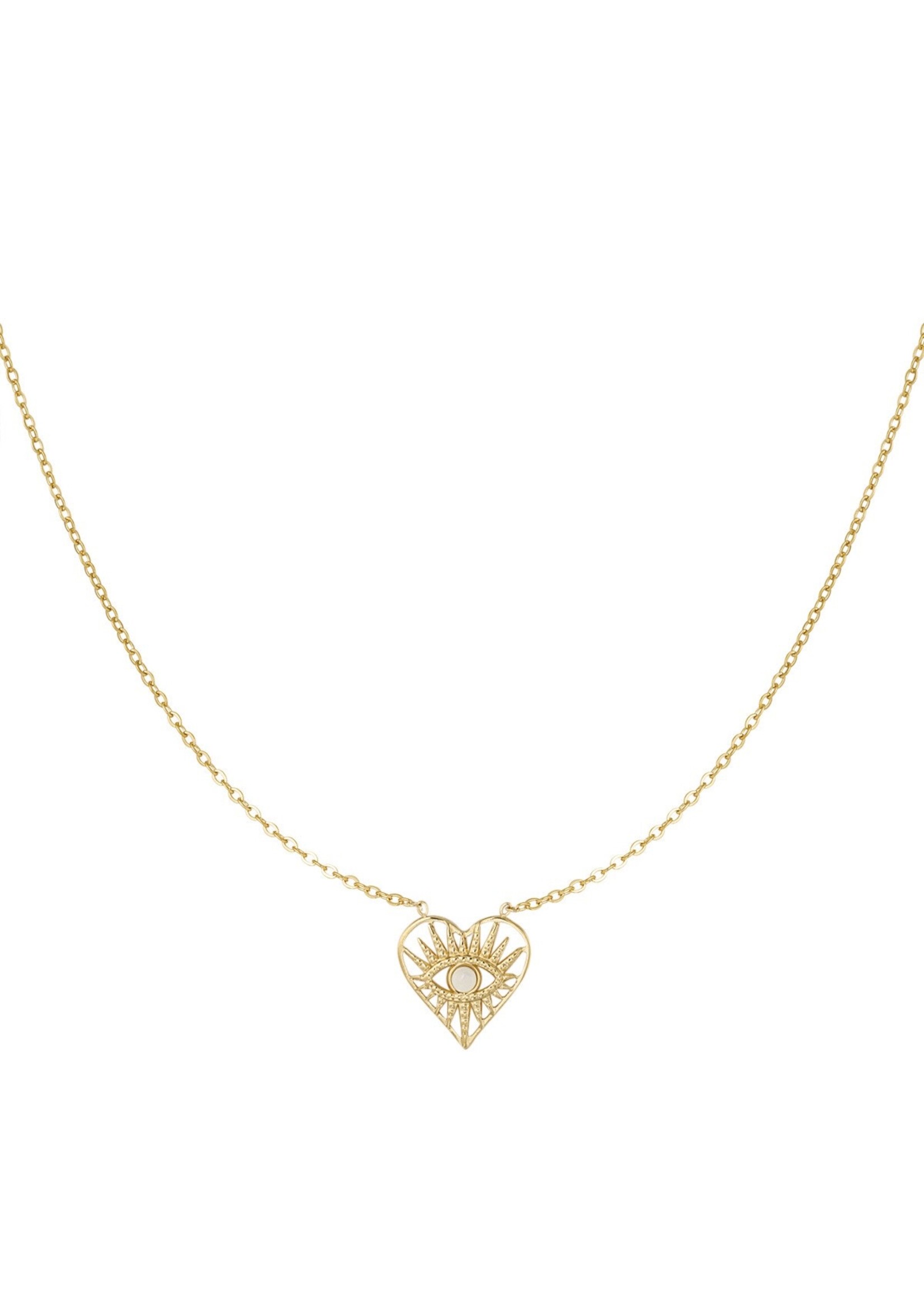 More the Firm Ketting Heart with Eye