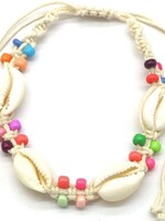 More the Firm Enkelbandje shell colour beads