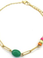 Flo Boutique Enkelbandje Colour Beads