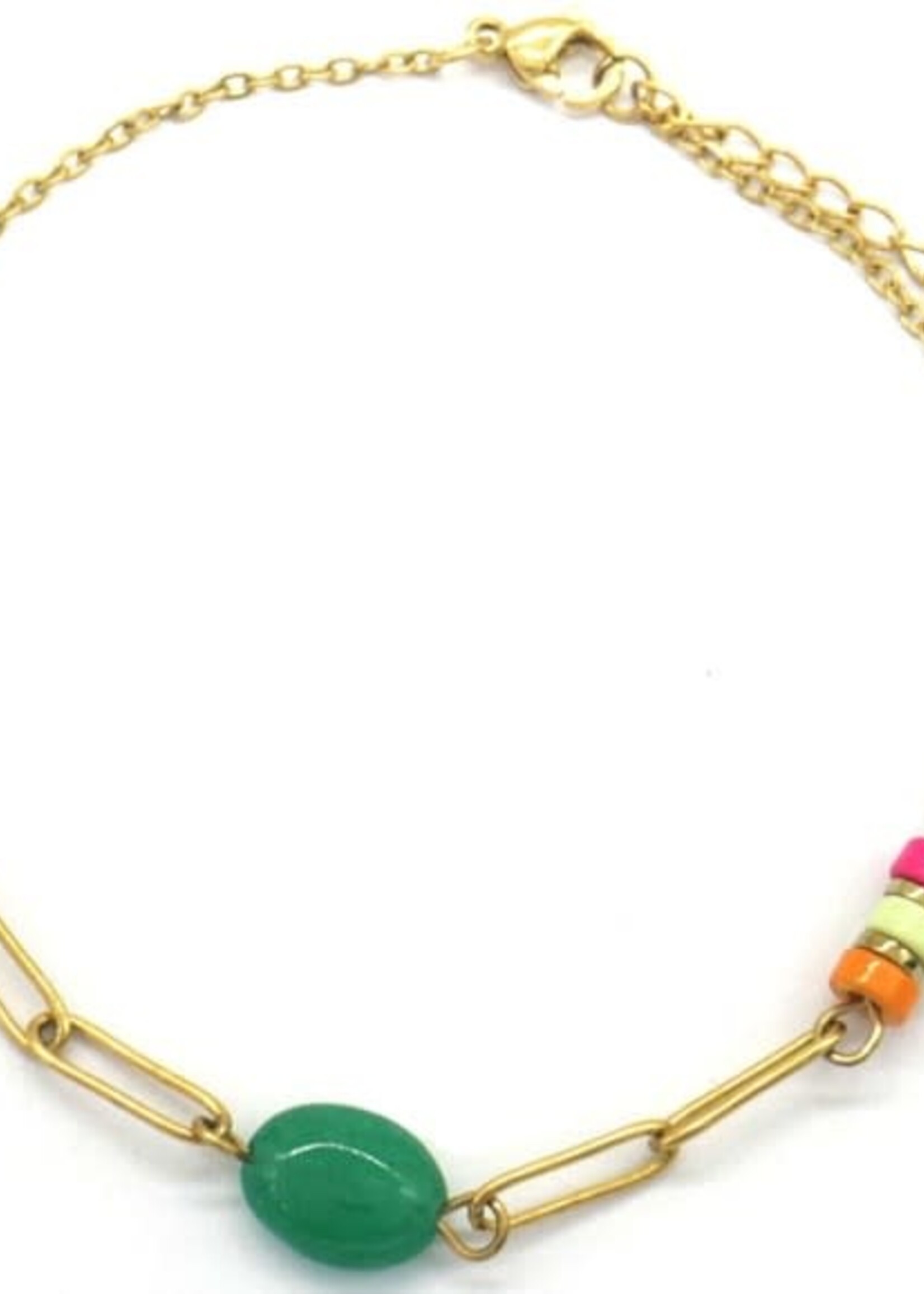 More the Firm Enkelbandje Colour Beads