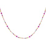 More the Firm Ketting summer beads pink