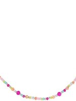 More the Firm Ketting summer beads pink