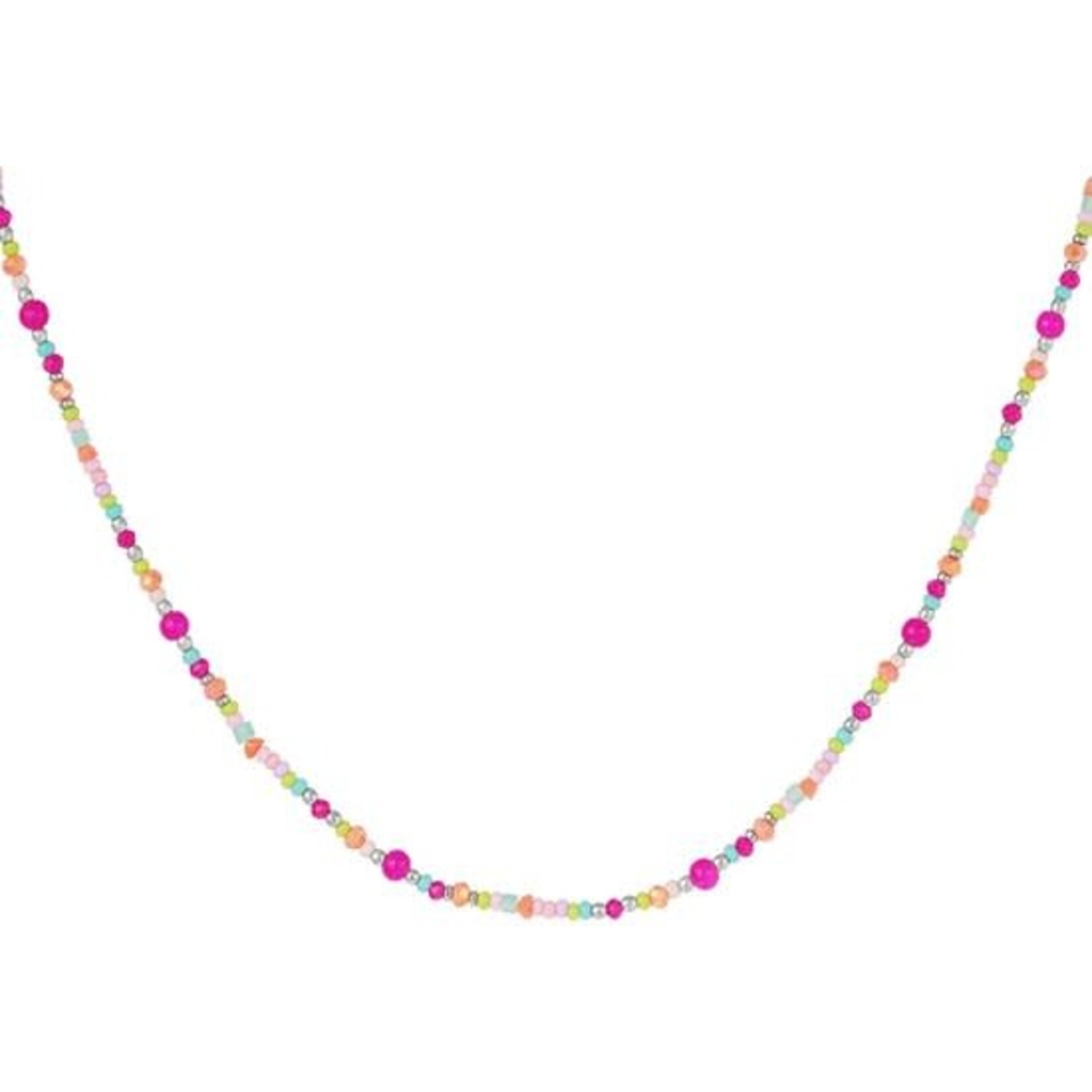 More the Firm Ketting summer beads pink