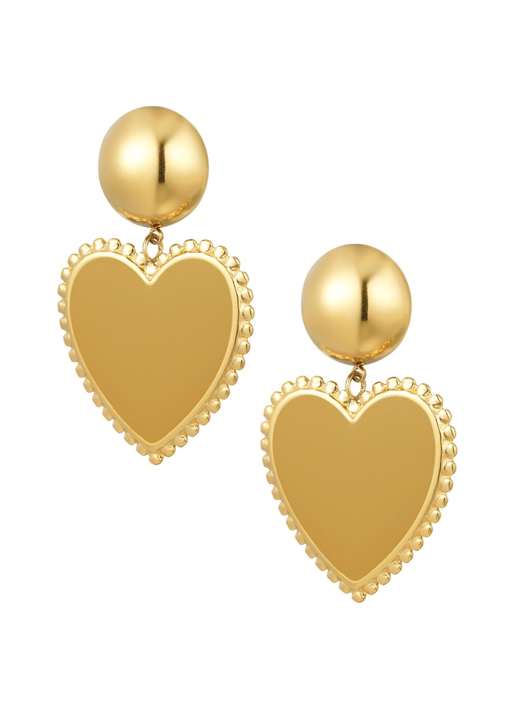 Flo Boutique Oorbellen coloured heart