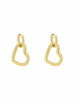 Flo Boutique Oorbellen twisted heart