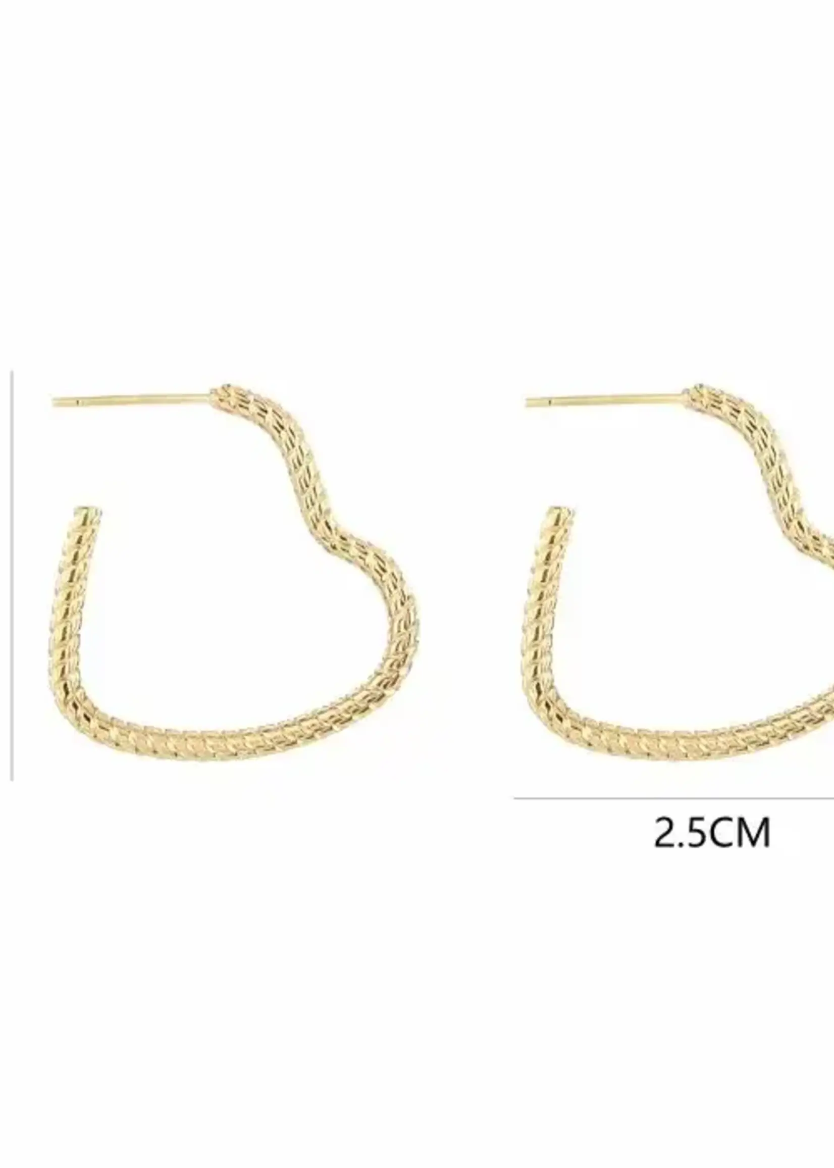 More the Firm Oorbellen heart