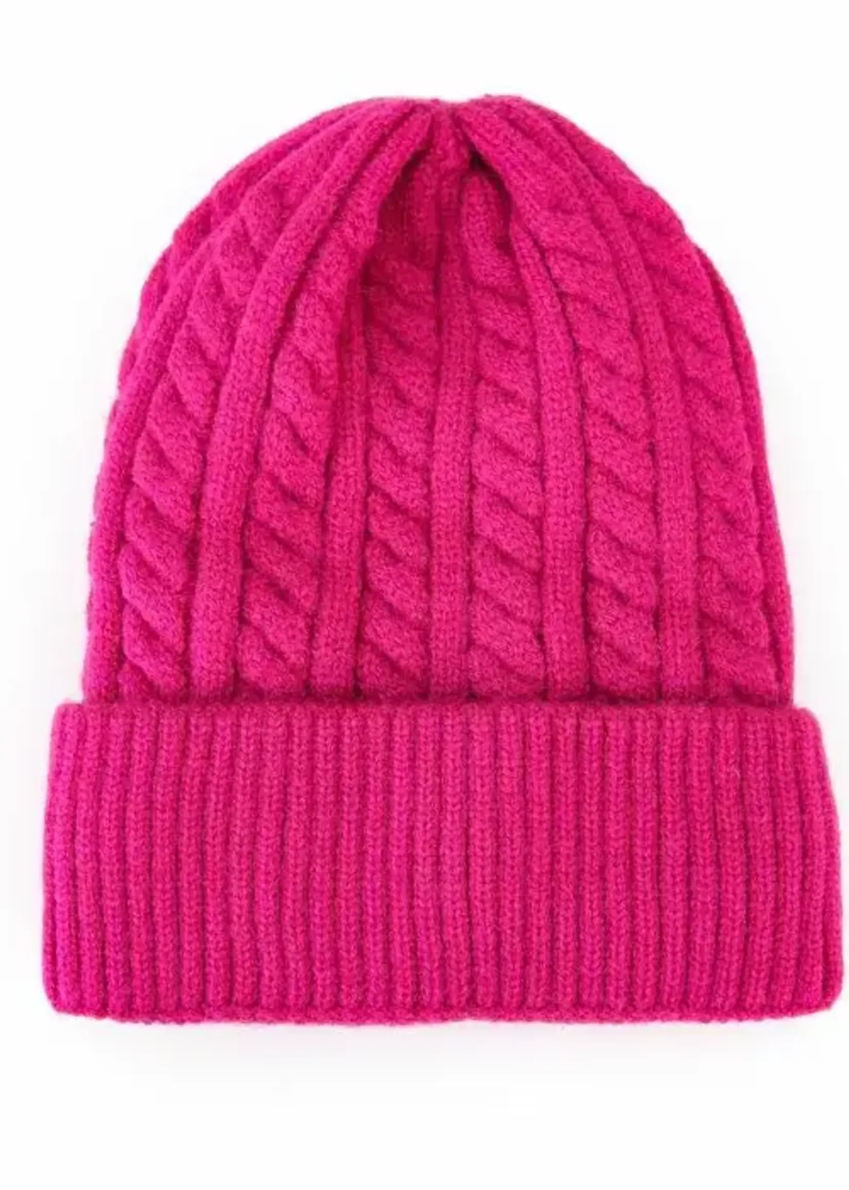 Flo Boutique Basic winter beanie kabel