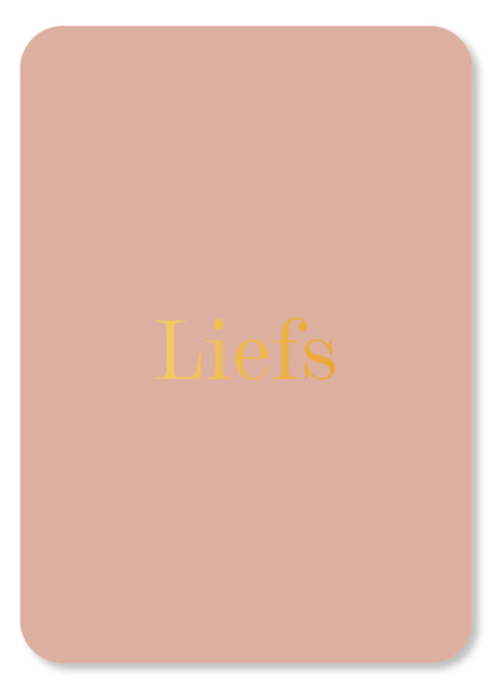 Kaartjes van Maaike Kaart goudfolie KvM