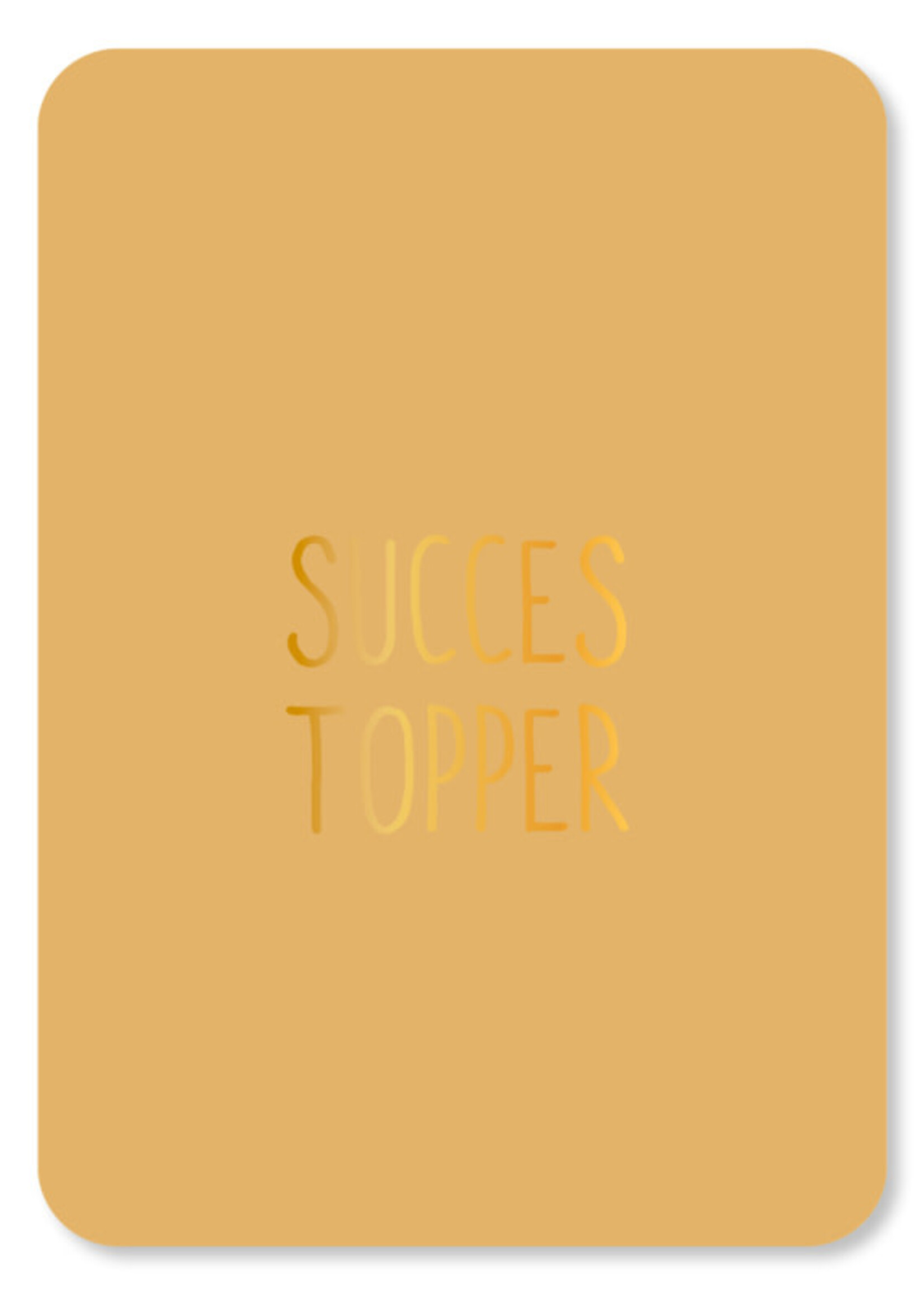 Kaartjes van Maaike Kaart goudfolie KvM