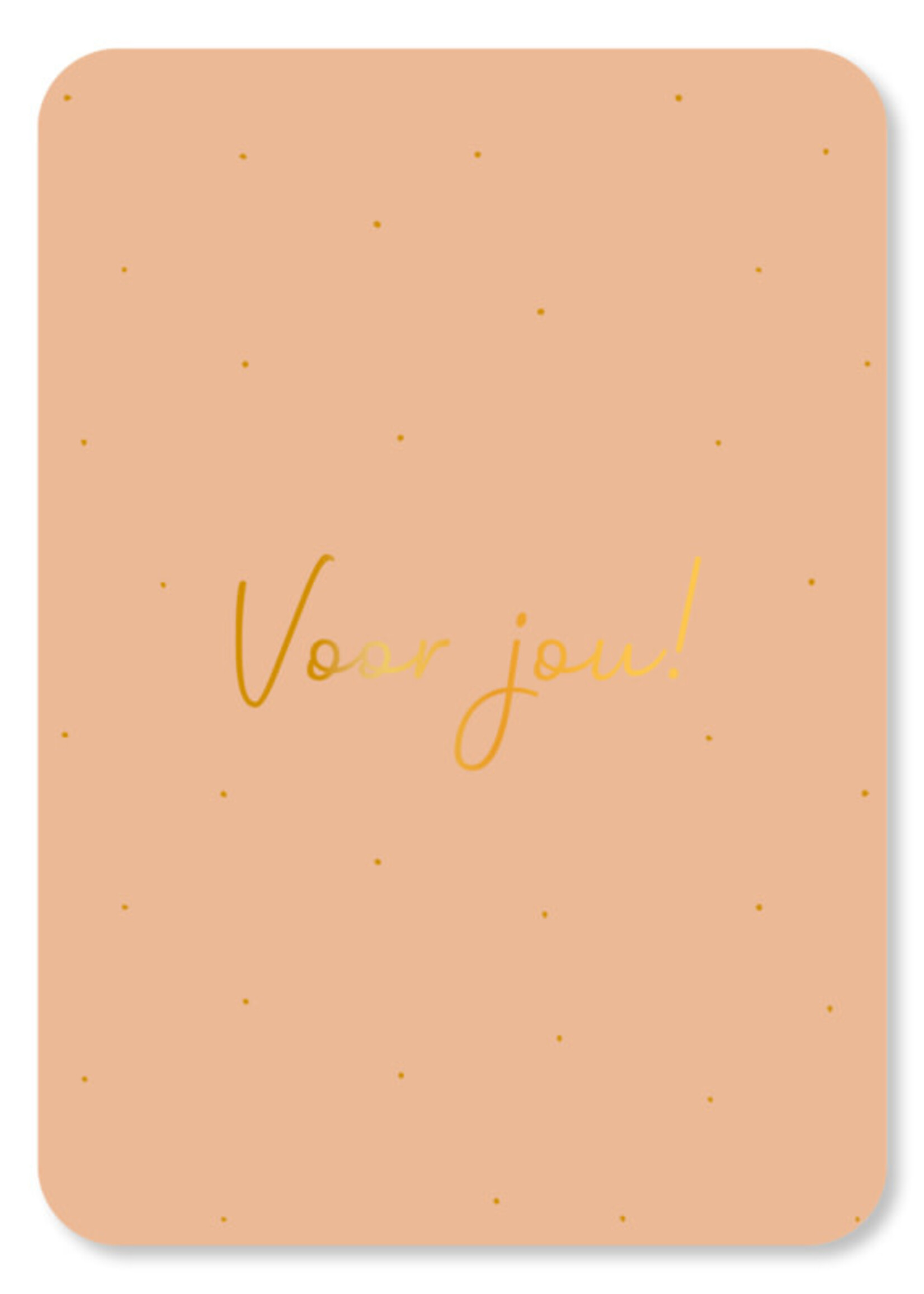 Kaartjes van Maaike Kaart goudfolie KvM