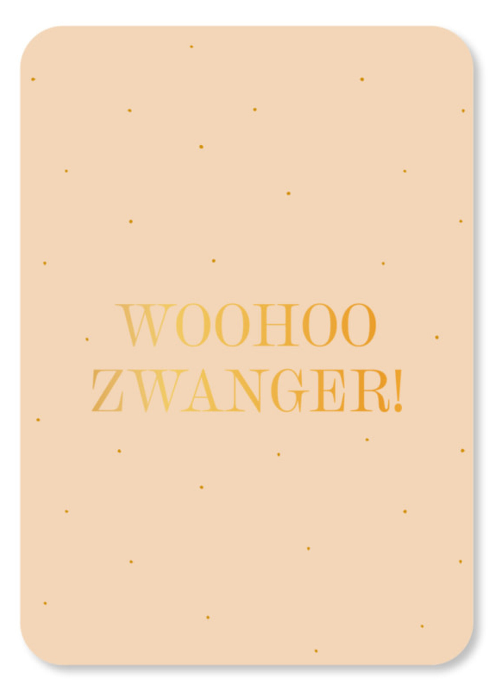 Kaartjes van Maaike Kaart goudfolie KvM