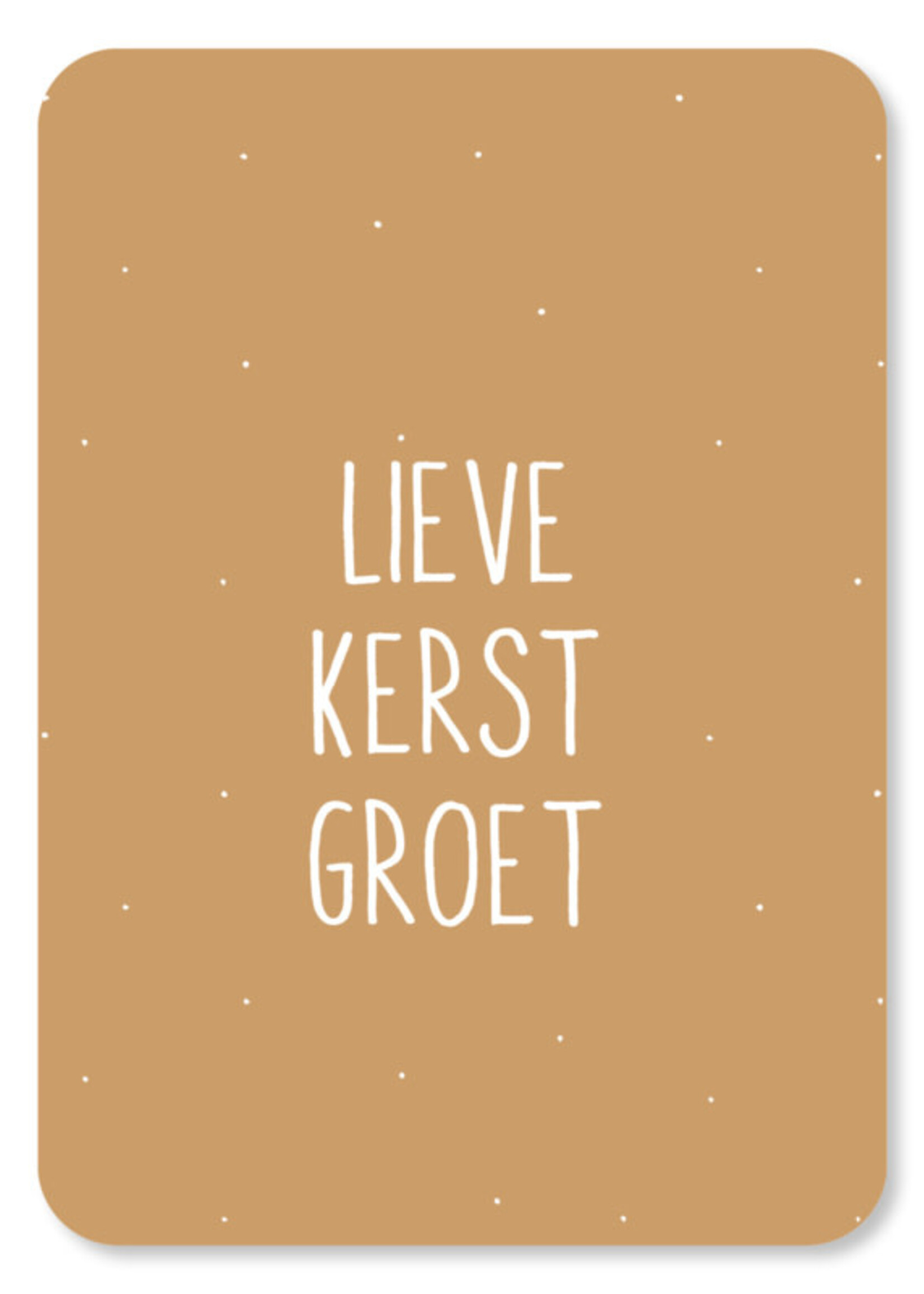 Kaartjes van Maaike Kerstkaart KvM