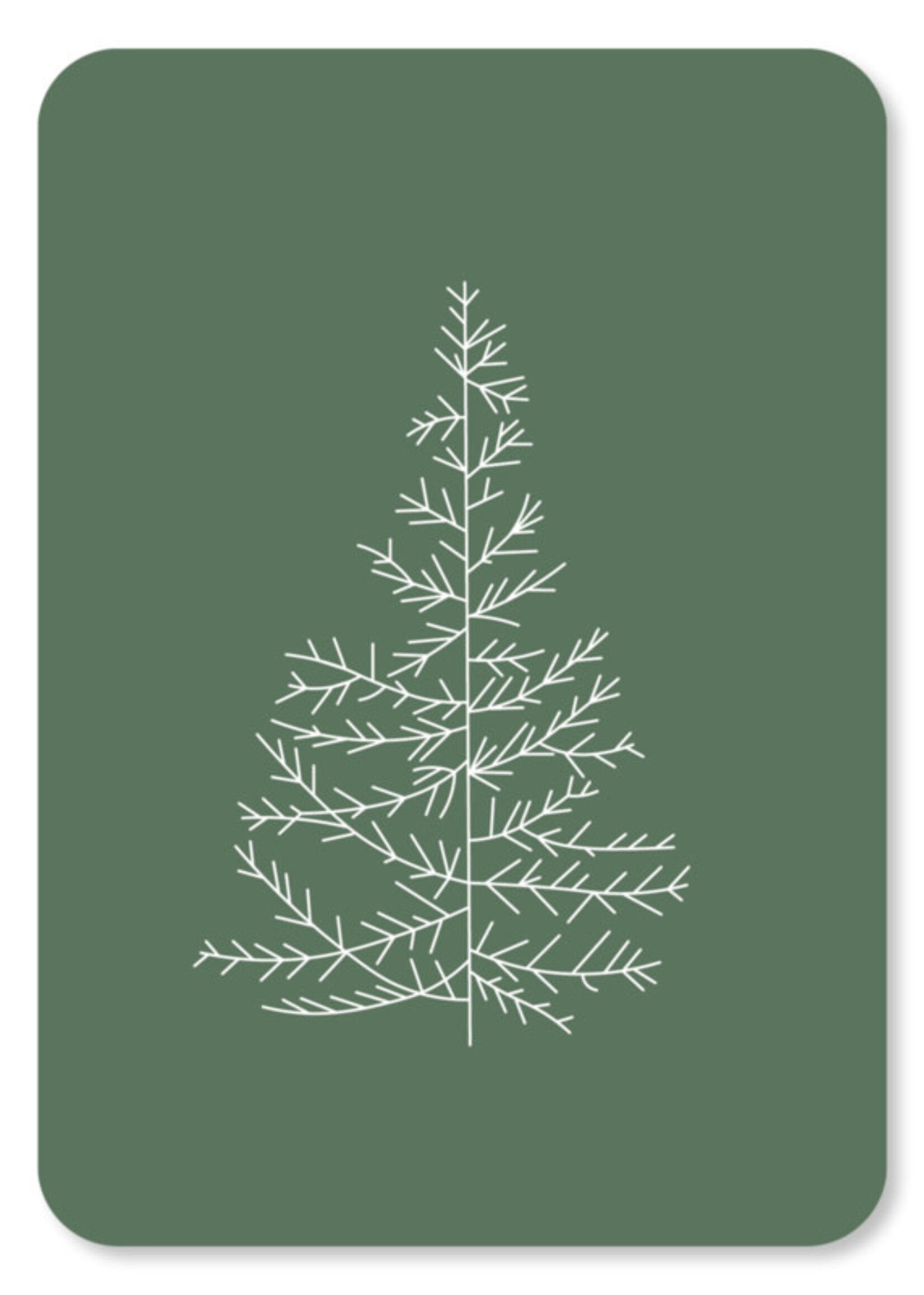 Kaartjes van Maaike Kerstkaart KvM