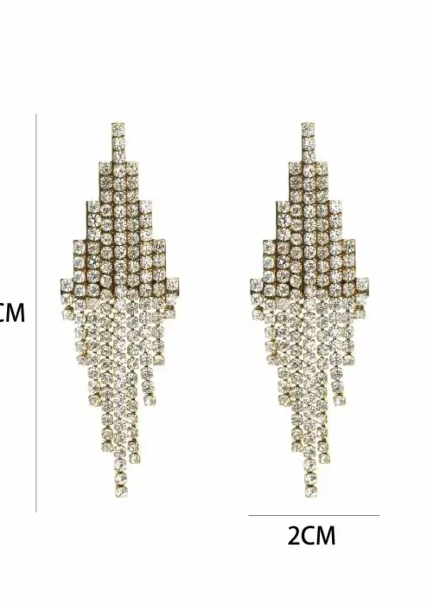 More the Firm Oorbellen shimmering diamond