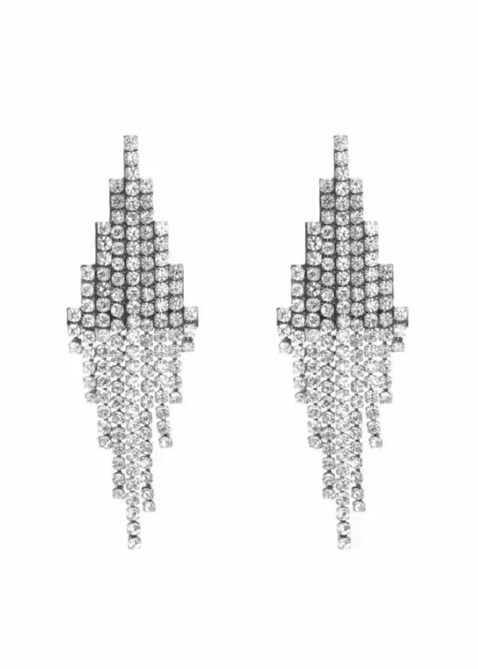 More the Firm Oorbellen shimmering diamond